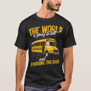 Camiseta El mundo de los conductores de autobuses masculino