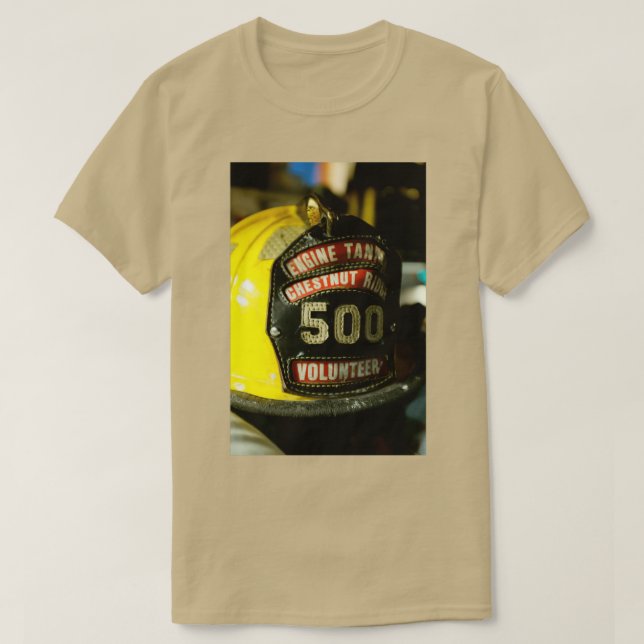 Camiseta El mundo de un bombero 1 (Diseño del anverso)