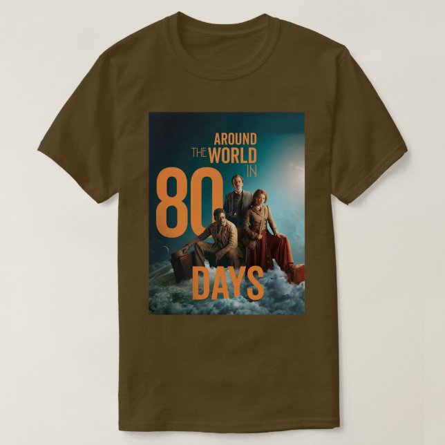 Camiseta El mundo en 80 días (Diseño del anverso)