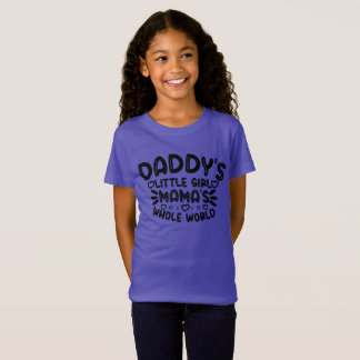 Camiseta El mundo entero de las niñas de papá