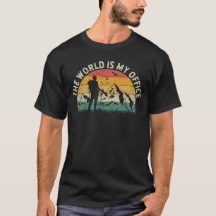 Camiseta El mundo es mi oficina Viajero Viajero