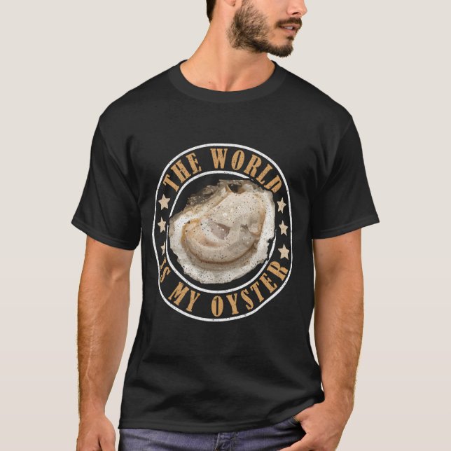 Camiseta El mundo es mi ostión (Anverso)