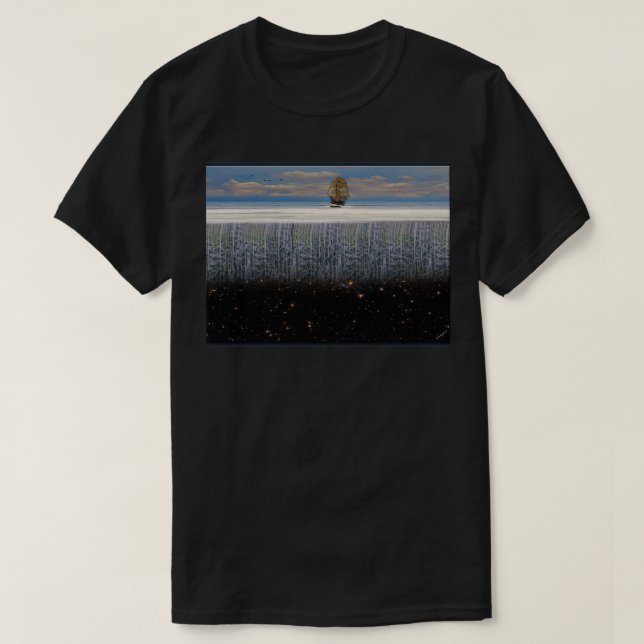 Camiseta El mundo es plano (Diseño del anverso)