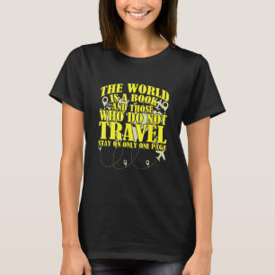 Camiseta El mundo es un libro y los que no viajan