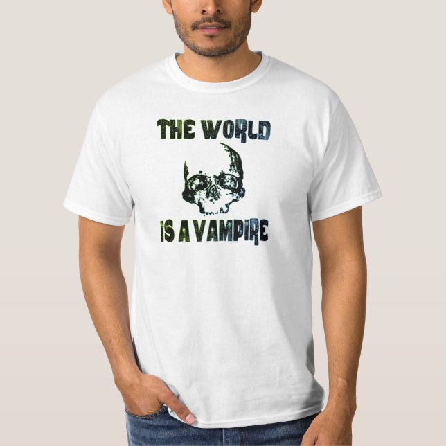 CAMISETA EL MUNDO ES UN VAMPIRO (Anverso)