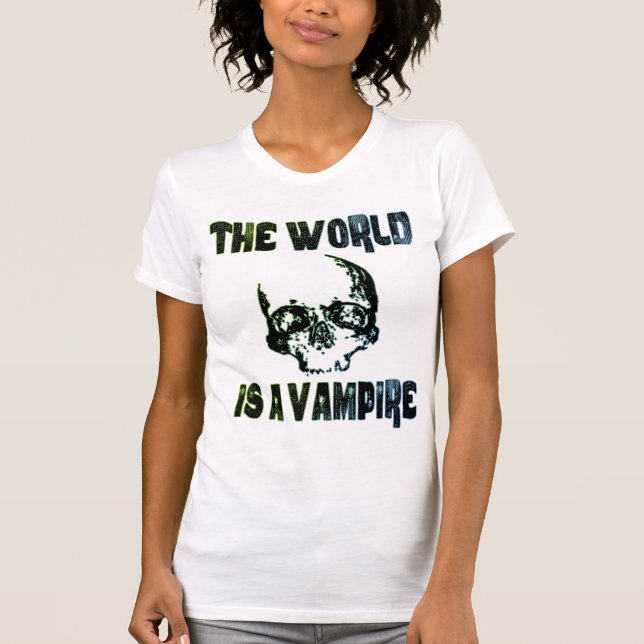 CAMISETA EL MUNDO ES UN VAMPIRO (Anverso)