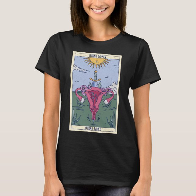 Camiseta El mundo fuerte de las mujeres (Anverso)