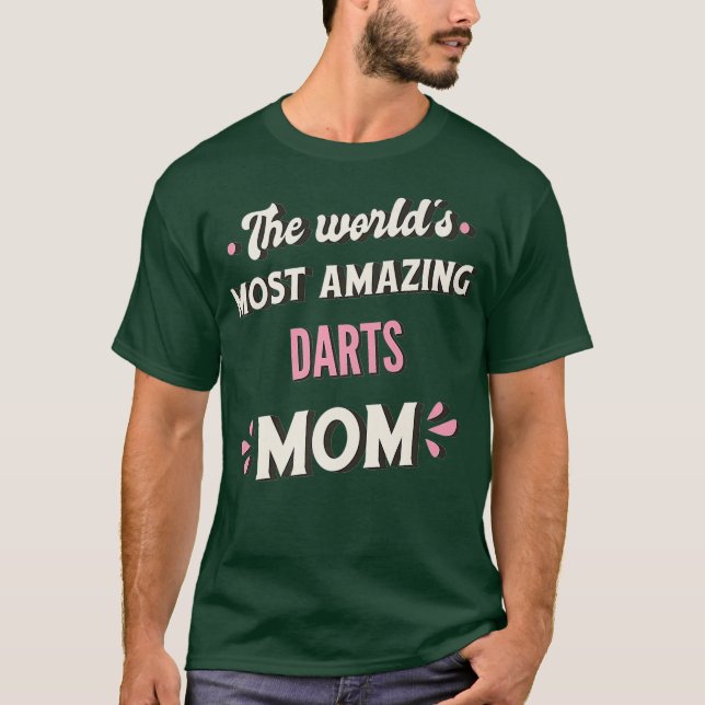 Camiseta El mundo más asombroso de los Darts Mamá Premium (Anverso)