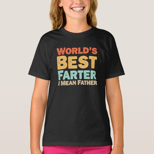 Camiseta El mundo más lejos me refiero a padre (Anverso)