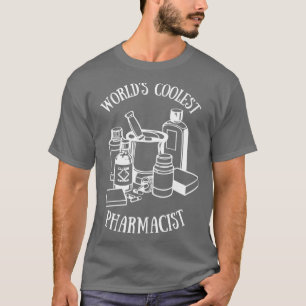 Camiseta El mundo mejor farmacéutico Vida de la farmacia Fa
