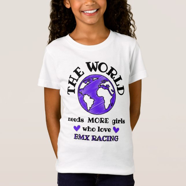 Camiseta El mundo necesita más chicas que amen las carreras (Anverso)