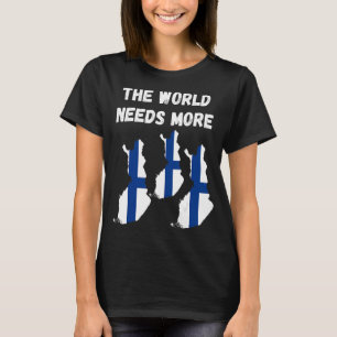 Camiseta El mundo necesita más Finlandia