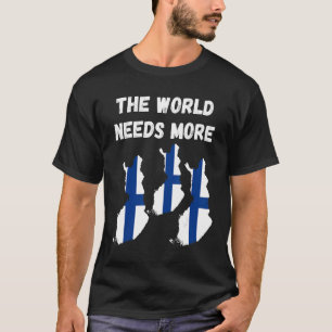 Camiseta El mundo necesita más Finlandia