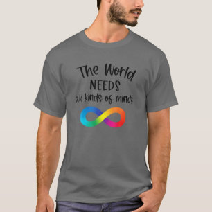Camiseta El Mundo Necesita Todo Tipo De Mentes Autismo Neur