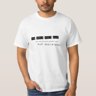 Camiseta El mundo no puede esperar Whistleblowers y a