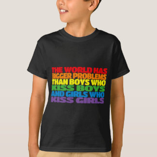 Camiseta El mundo tiene mayores problemas: Orgullo gay LGBT