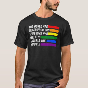Camiseta El mundo tiene mayores problemas que los niños LGB