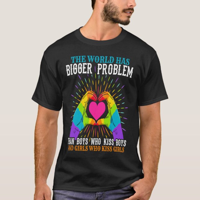 Camiseta El mundo tiene un problema mayor que los niños que (Anverso)
