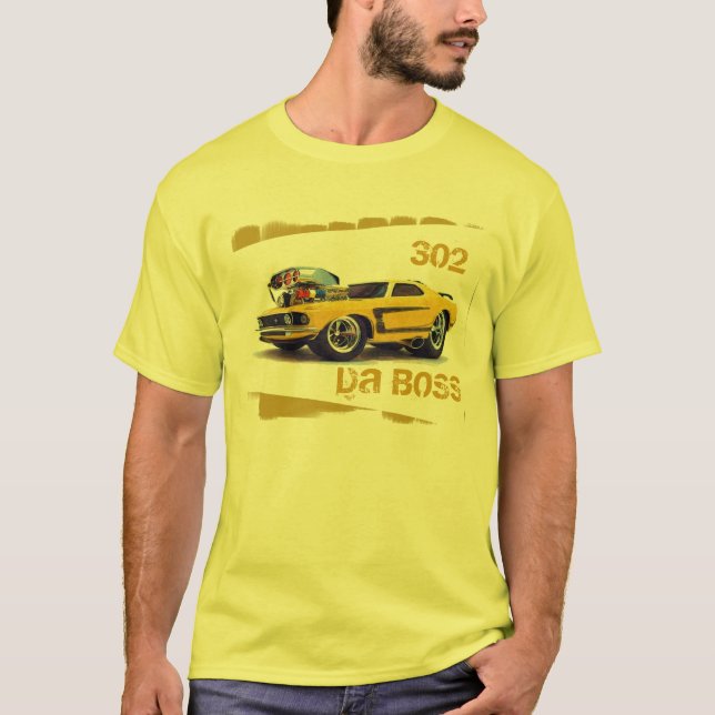 Camiseta El músculo americano, DA dirige (Anverso)