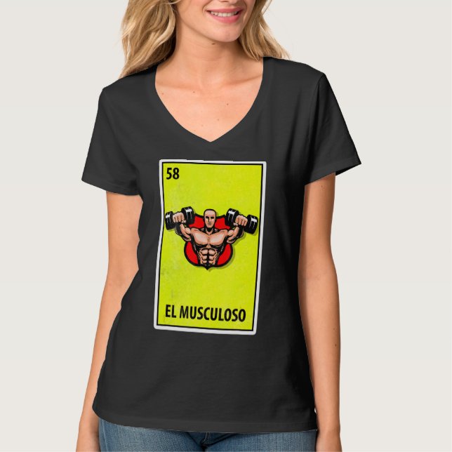 Camiseta El Musculoso Lotaje de Parodia Mexicana 1 (Anverso)
