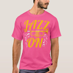 Camiseta El músico de jazz Idea Trumpeter Instrumento music