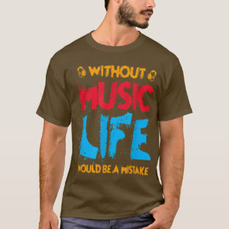 Camiseta El músico Rockn Roll Guitar Hardrock
