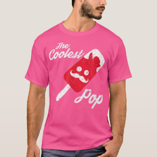 Camiseta El Mustache Pop Más Coolero Popsicle Funny Para Pa