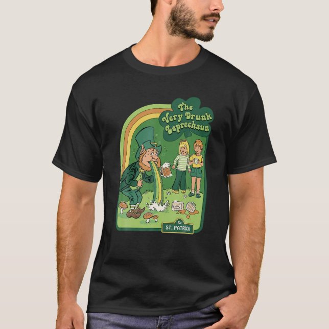 Camiseta El muy borracho Leprechaun San Patricio P (Anverso)