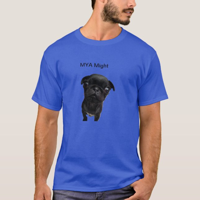 Camiseta El Mya pudo azul (Anverso)