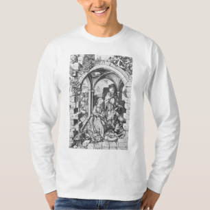 Camiseta El nacimiento de Jesús (por Martin Schongauer)