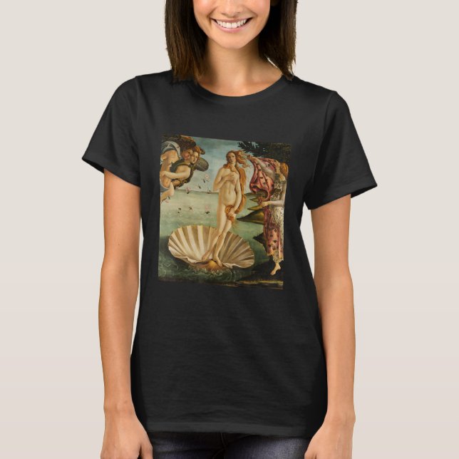 Camiseta El nacimiento de la pintora de Venus en Sandro Bot (Anverso)
