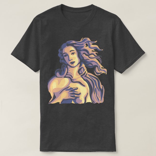 Camiseta El nacimiento de Venus 11 (Diseño del anverso)