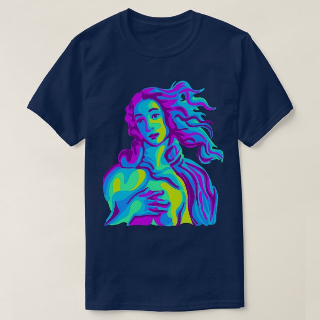 Camiseta El nacimiento de Venus 20 (Diseño del anverso)