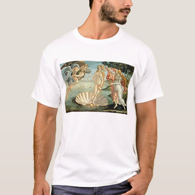 Camiseta El nacimiento de Venus, c.1485 (temperatura sobre  (Anverso)