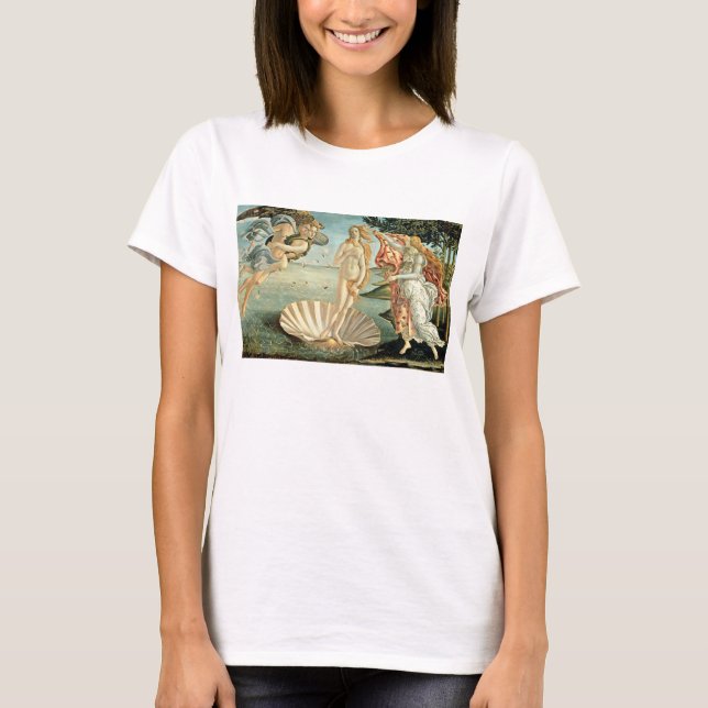 Camiseta El nacimiento de Venus, c.1485 (temperatura sobre  (Anverso)