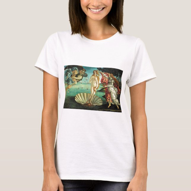 Camiseta El nacimiento de Venus de Sandro Botticelli (Anverso)