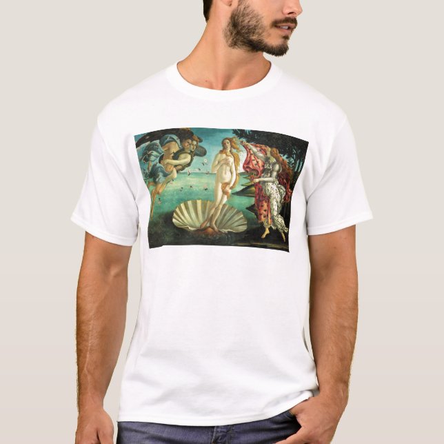 Camiseta El nacimiento de Venus de Sandro Botticelli (Anverso)