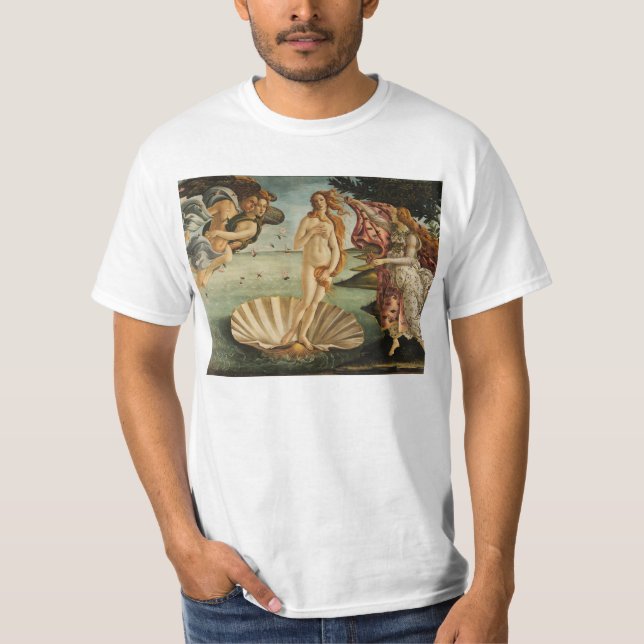 Camiseta El nacimiento de Venus de Sandro Botticelli (Anverso)