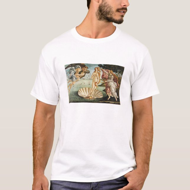 Camiseta El nacimiento de Venus en Botticelli (Anverso)