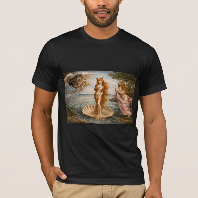 Camiseta El nacimiento de Venus peludo (Anverso)