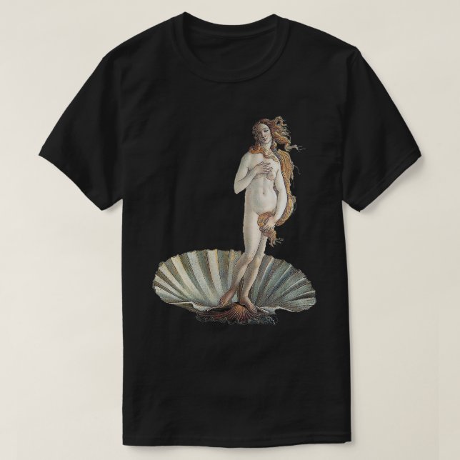 Camiseta El nacimiento de Venus por Sandro Botticelli (Diseño del anverso)