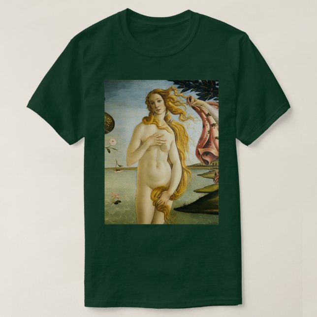 Camiseta El nacimiento de Venus Sandro Botticelli (Diseño del anverso)