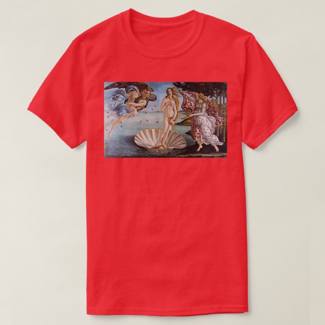 Camiseta El nacimiento de Venus Sandro Botticelli 12 (Diseño del anverso)