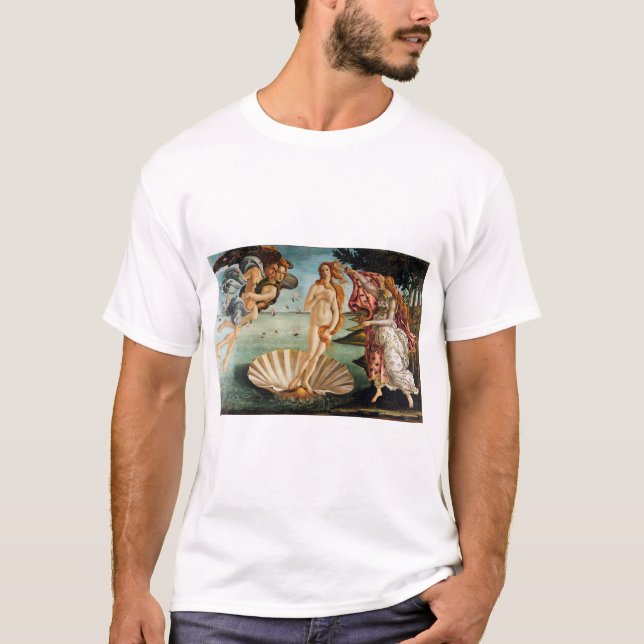 Camiseta El nacimiento de Venus, Sandro Botticelli, 1485 (Anverso)