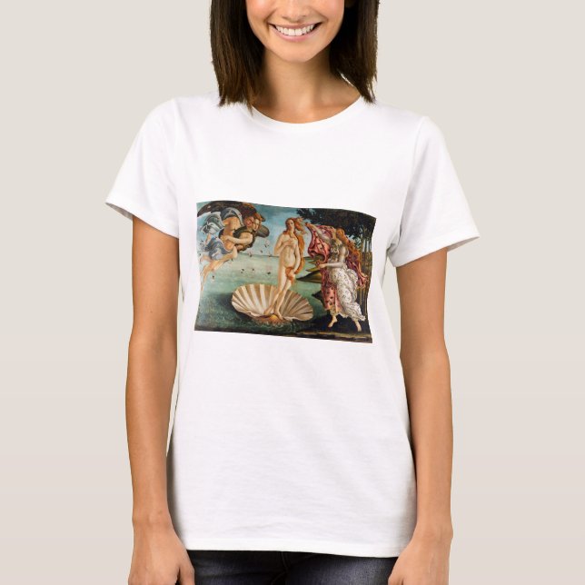 Camiseta El nacimiento de Venus, Sandro Botticelli, 1485 (Anverso)