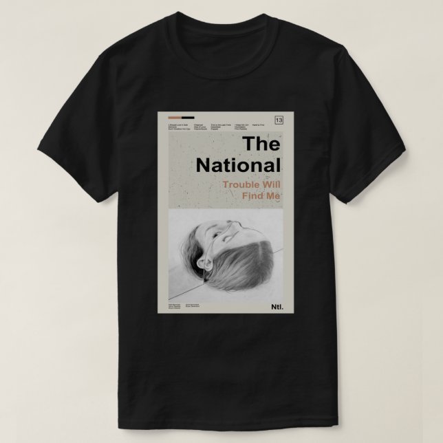 Camiseta El Nacional - El Problema Me Encontrará Clásico T- (Diseño del anverso)