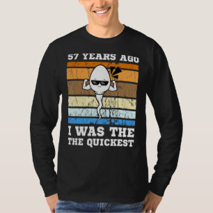 Camiseta El nadador más rápido de los hombres hace 57 años