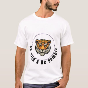 Camiseta El Naranja blanco debe estar salvaje humilde