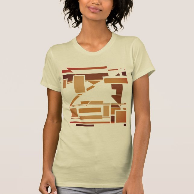 Camiseta El Naranja Brown, que se quema de óxido, inspirado (Anverso)