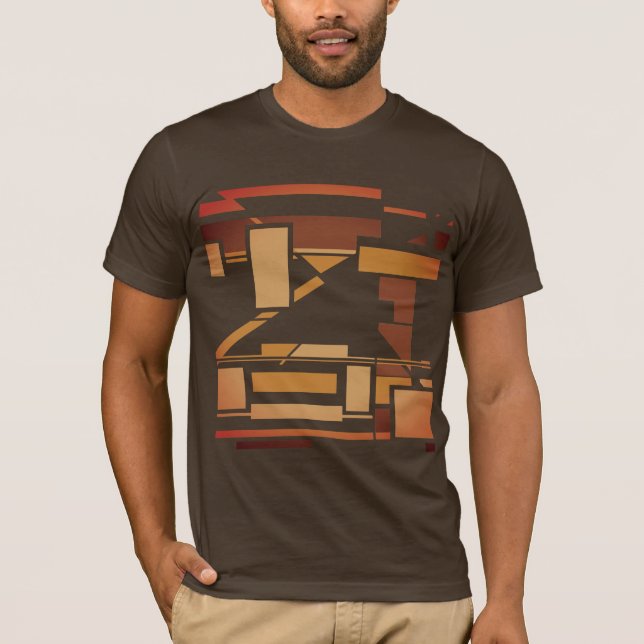 Camiseta El Naranja Brown, que se quema de óxido, inspirado (Anverso)